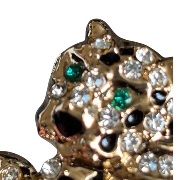 LUNGING LEOPARD BROOCH - Picture 6 of 9